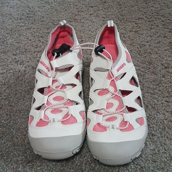 SAGUARO Women's White Hiking Trail Water Sport Sandals Shoes Sz 39  NWOT - Picture 2 of 8